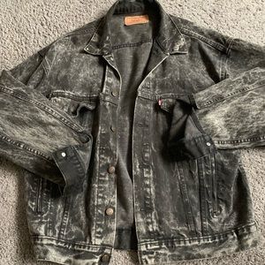 Vintage black Levi Jean Jacket